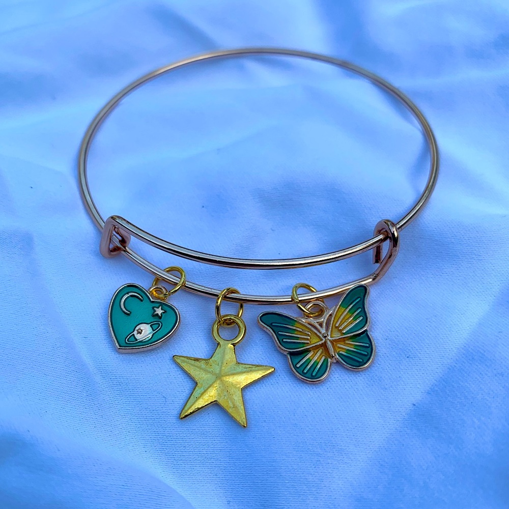 Brand New! Handmade! Adjustable Charm Bracelet